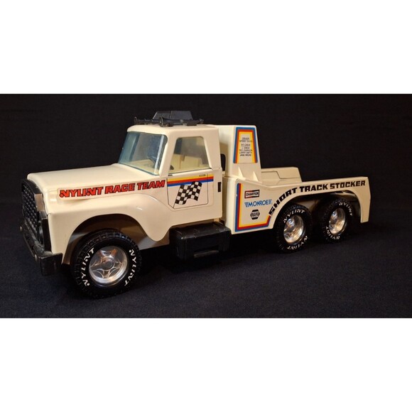 Nylint Other - Nylint Pressed Steel Tow Truck, Race Team, Short Track Stocker 1980 Vintage Nice